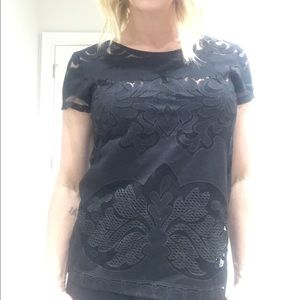 **NWOT** Banana Republic Lace Top w/ layering tank